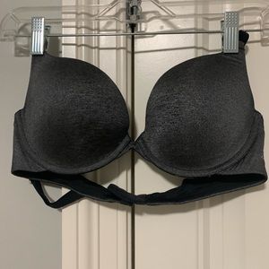 Adore Me Charcoal Grey Push Up Bra Size 36C.